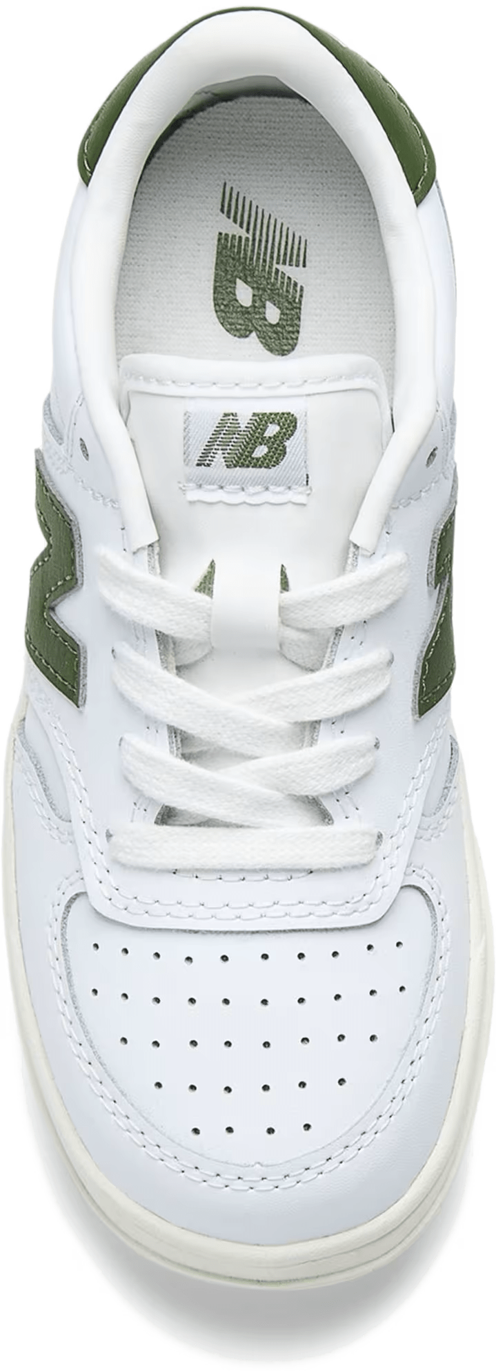 New Balance T500 Lace Dark Alpine Green White (PS)