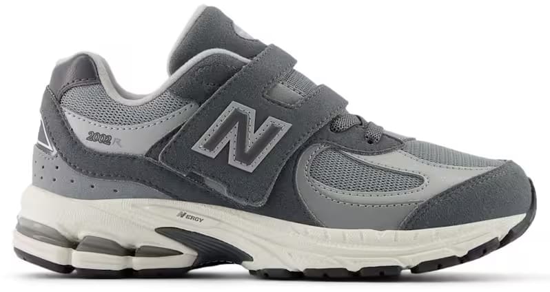 New Balance 2002R Hook and Loop Castlerock Slate Gray (PS)