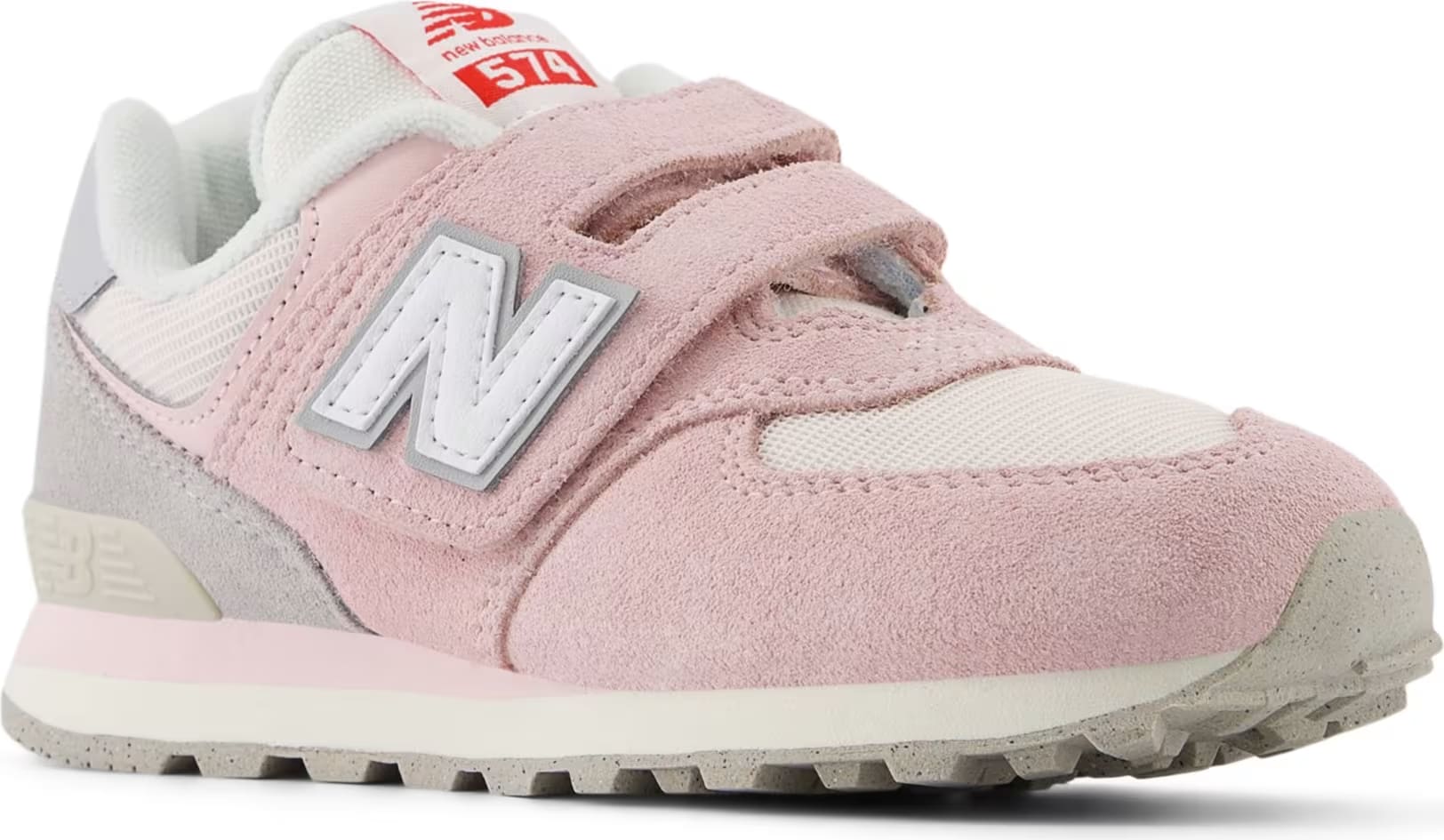 New Balance 574 Hook and Loop Rose (PS)