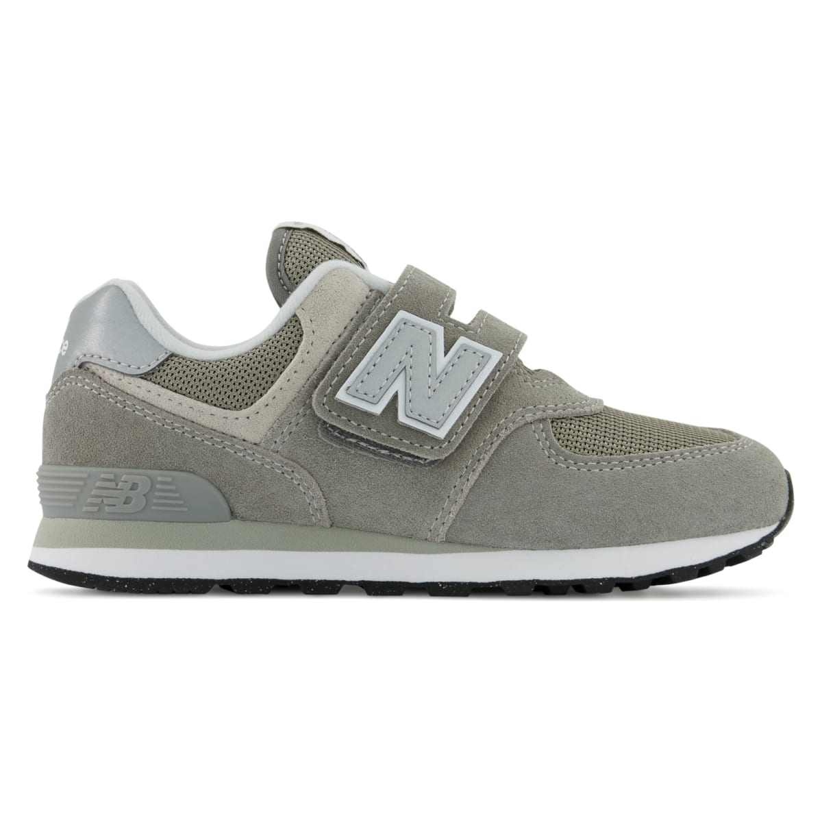 New Balance 574 Core Hook and Loop Grey White (PS)