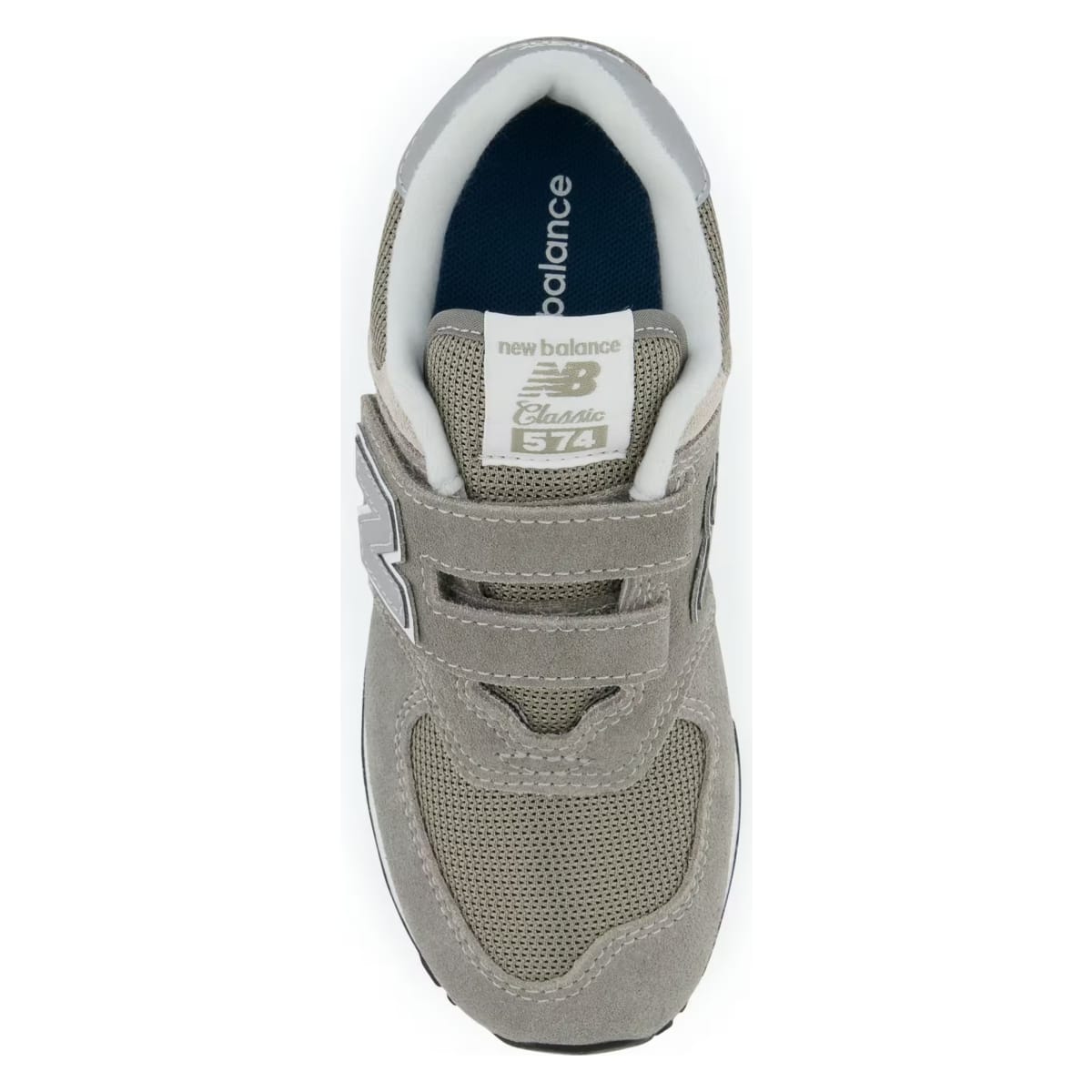 New Balance 574 Core Hook and Loop Grey White (PS)
