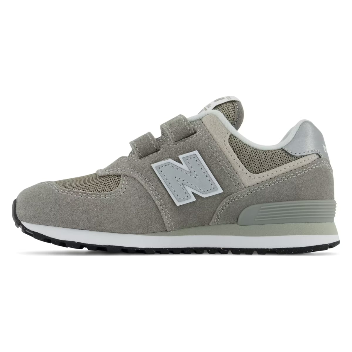 New Balance 574 Core Hook and Loop Grey White (PS)