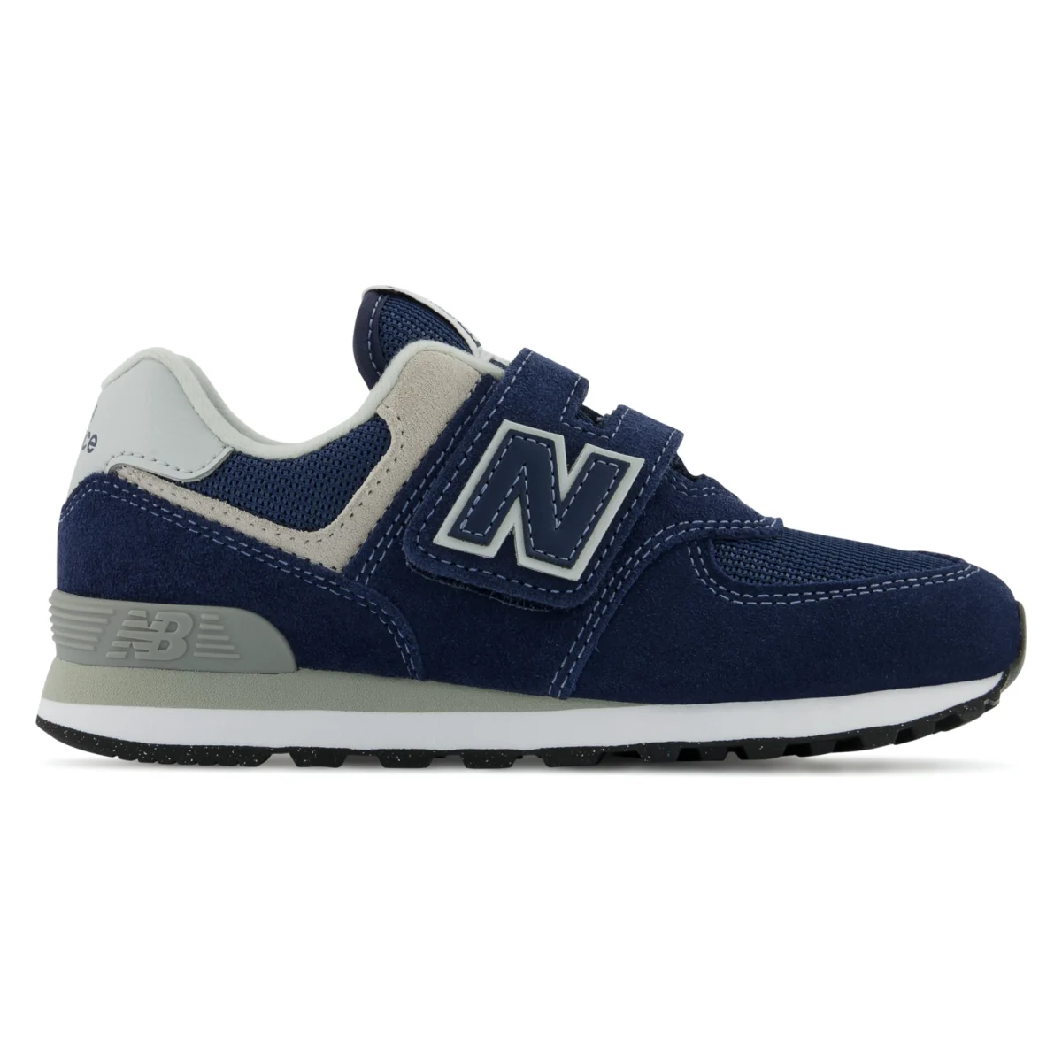 New Balance 574 Core Hook and Loop Navy White (PS)