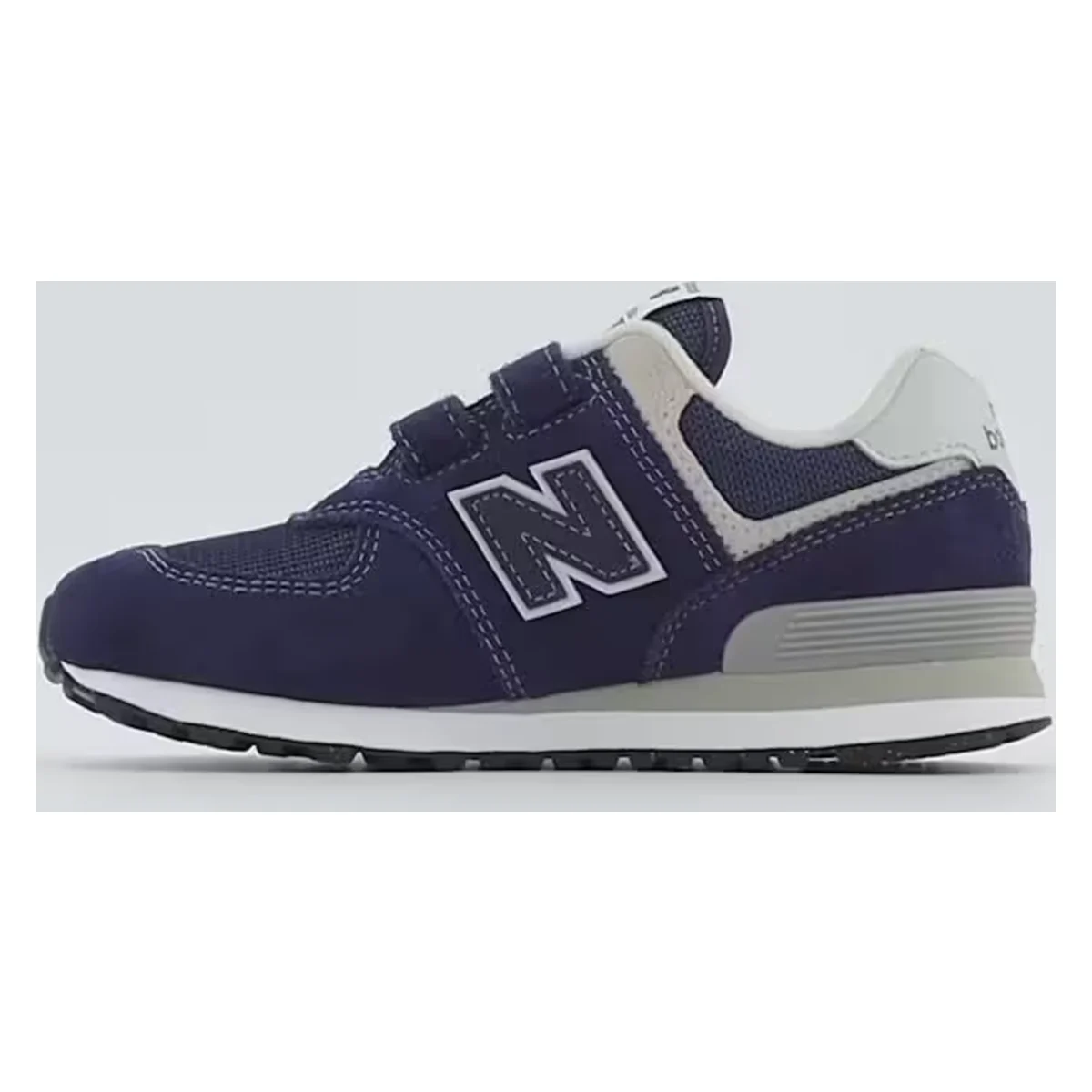 New Balance 574 Core Hook and Loop Navy White (PS)