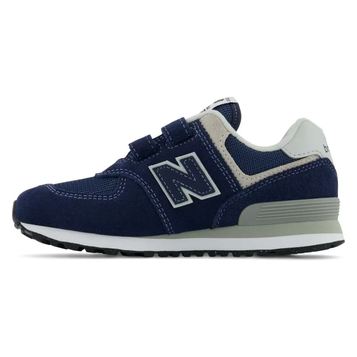 New Balance 574 Core Hook and Loop Navy White (PS)