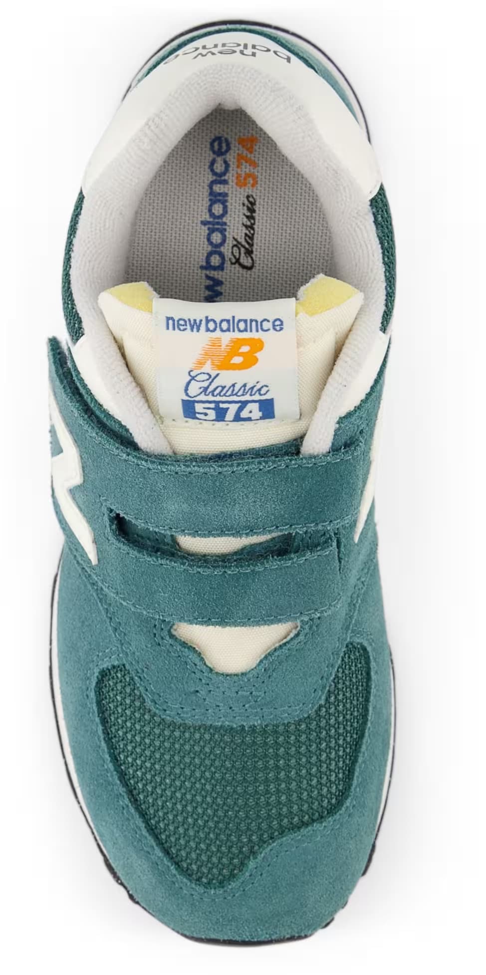 New Balance 574 Hook and Loop New Spruce Blast Red (PS)