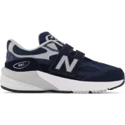 New Balance FuelCell 990v6 Hook and Loop Navy Silver (PS)