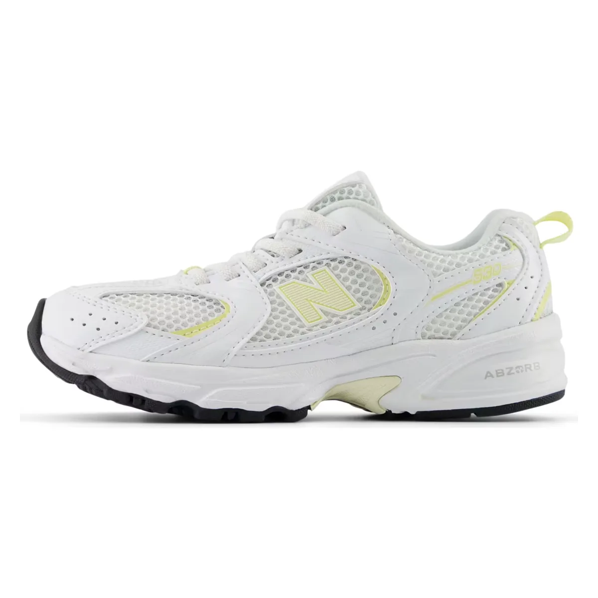 New Balance 530 Bungee Lace White Lemon (PS)