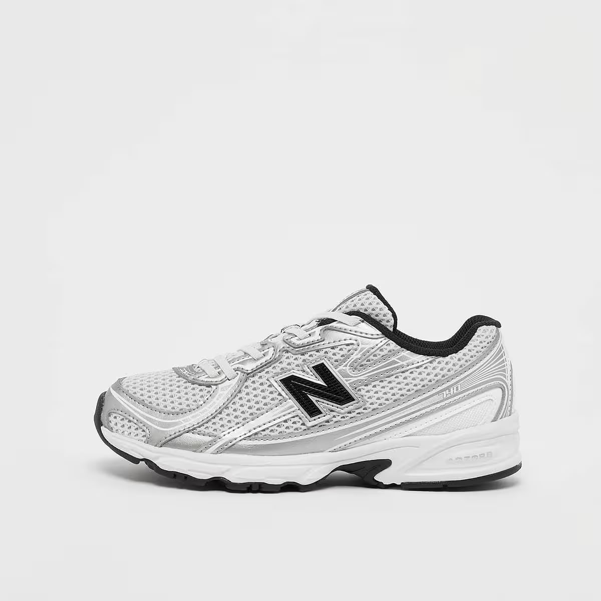 New Balance 740 Bungee Lace Grey Black (PS)