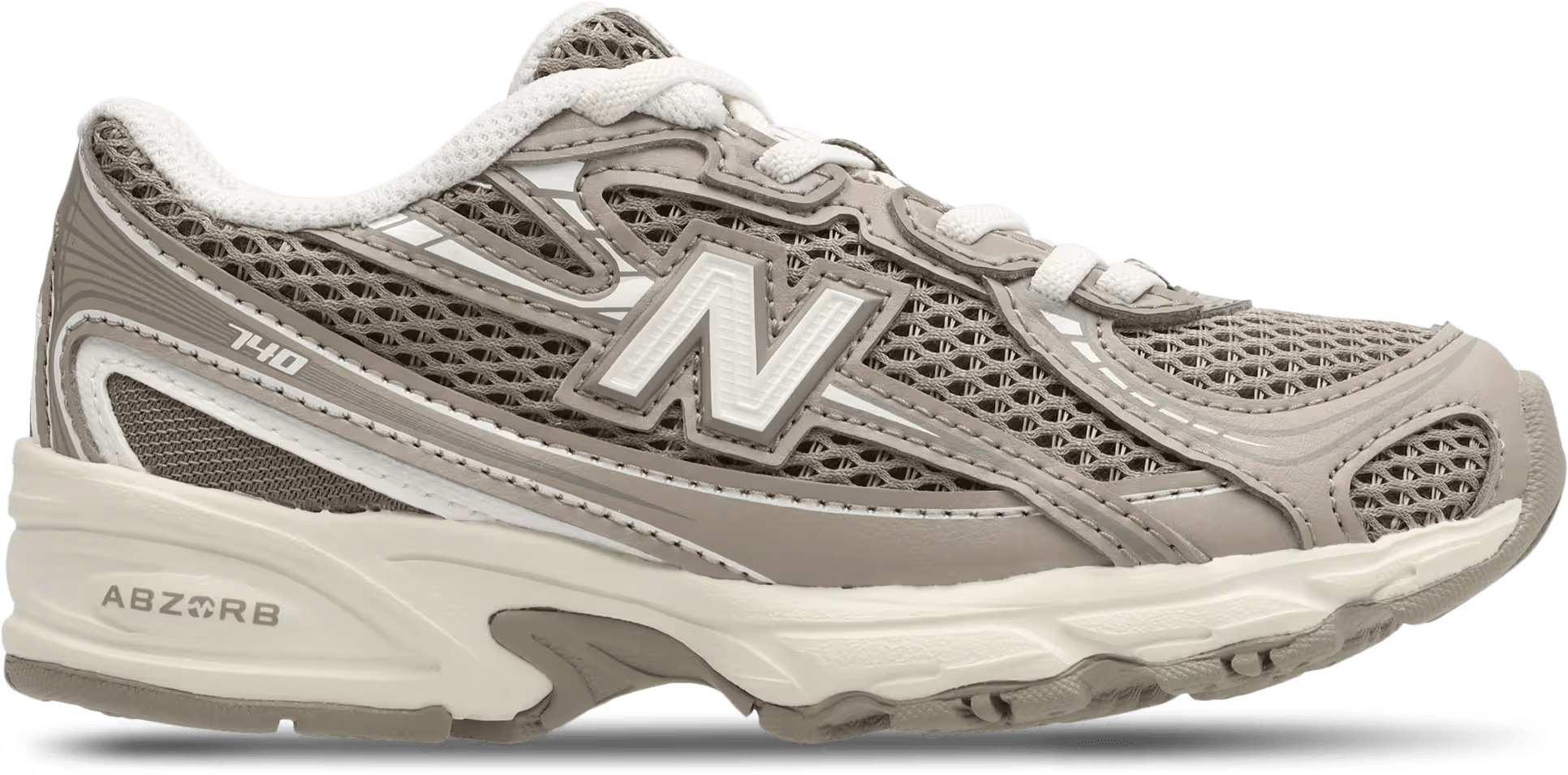 New Balance 740 Bungee Lace Arid Stone Angora (PS)