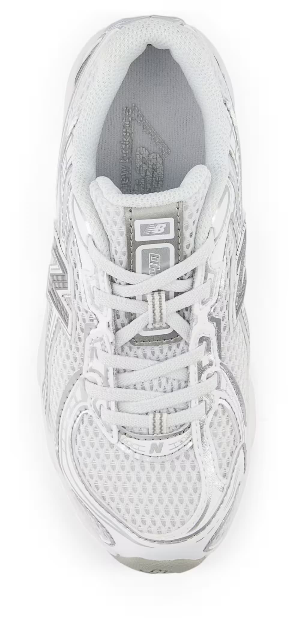 New Balance 740 Bungee Lace White Silver Metallic(PS)