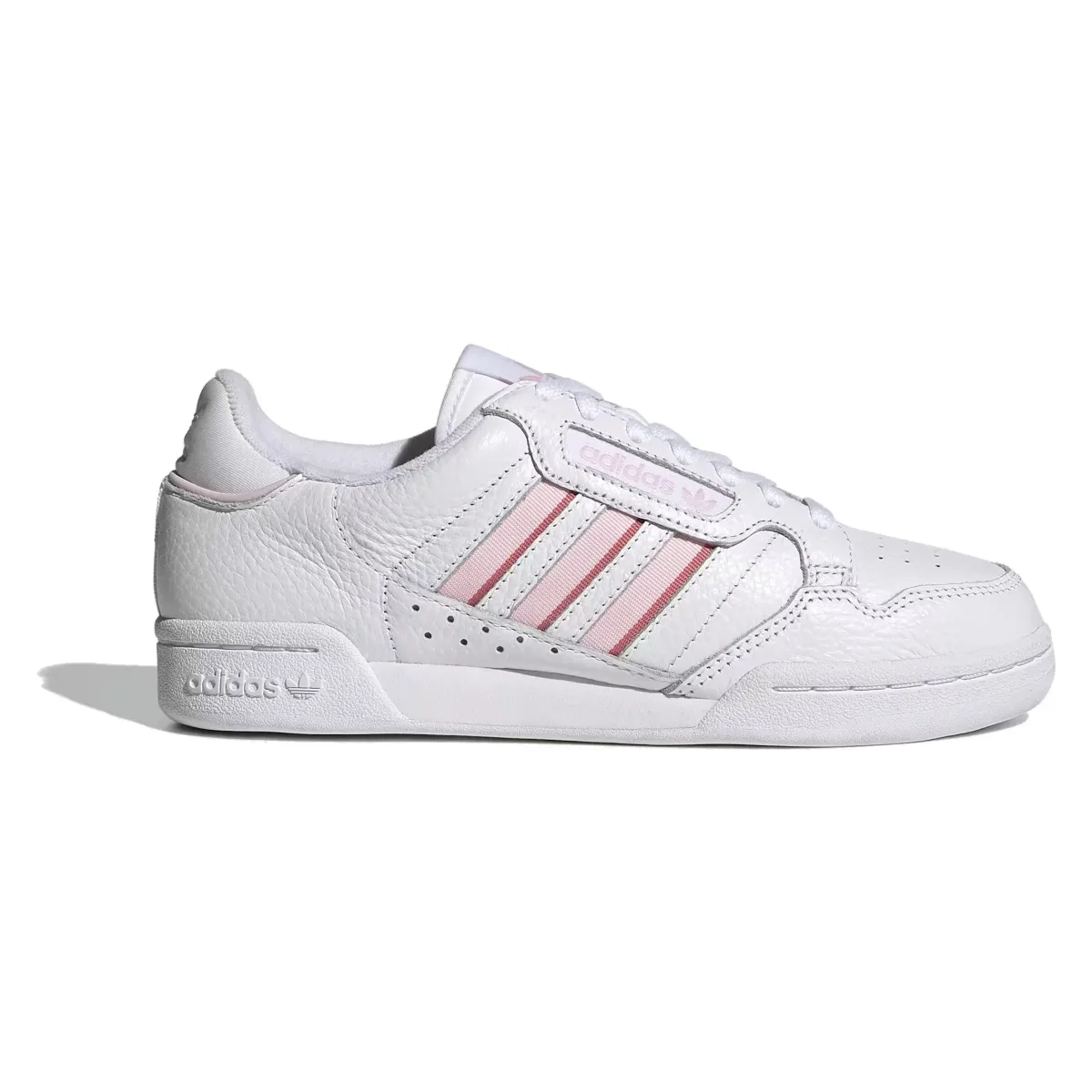 adidas Continental 80 Stripes Cloud White Clear Pink Hazy Rose (Women's)