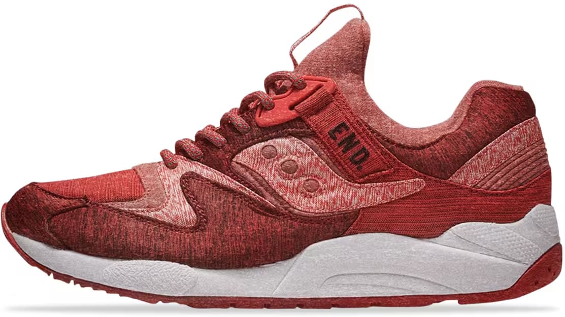 Saucony x END. Grid 9000 Red Noise