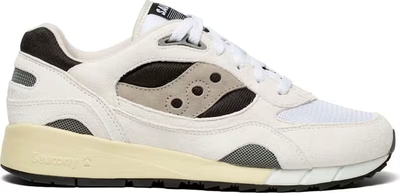 Saucony Shadow 6000 White Black Grey