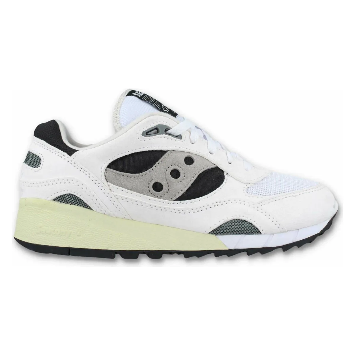 Saucony Shadow 6000 White Black Grey