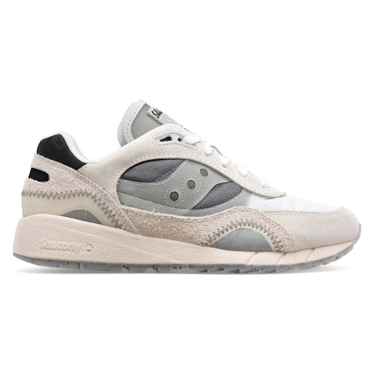 Saucony Shadow 6000 Transparent White Dark Grey