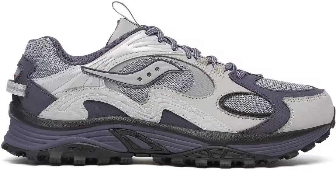 Saucony Grid Aura X Grey Pack Grey Silver