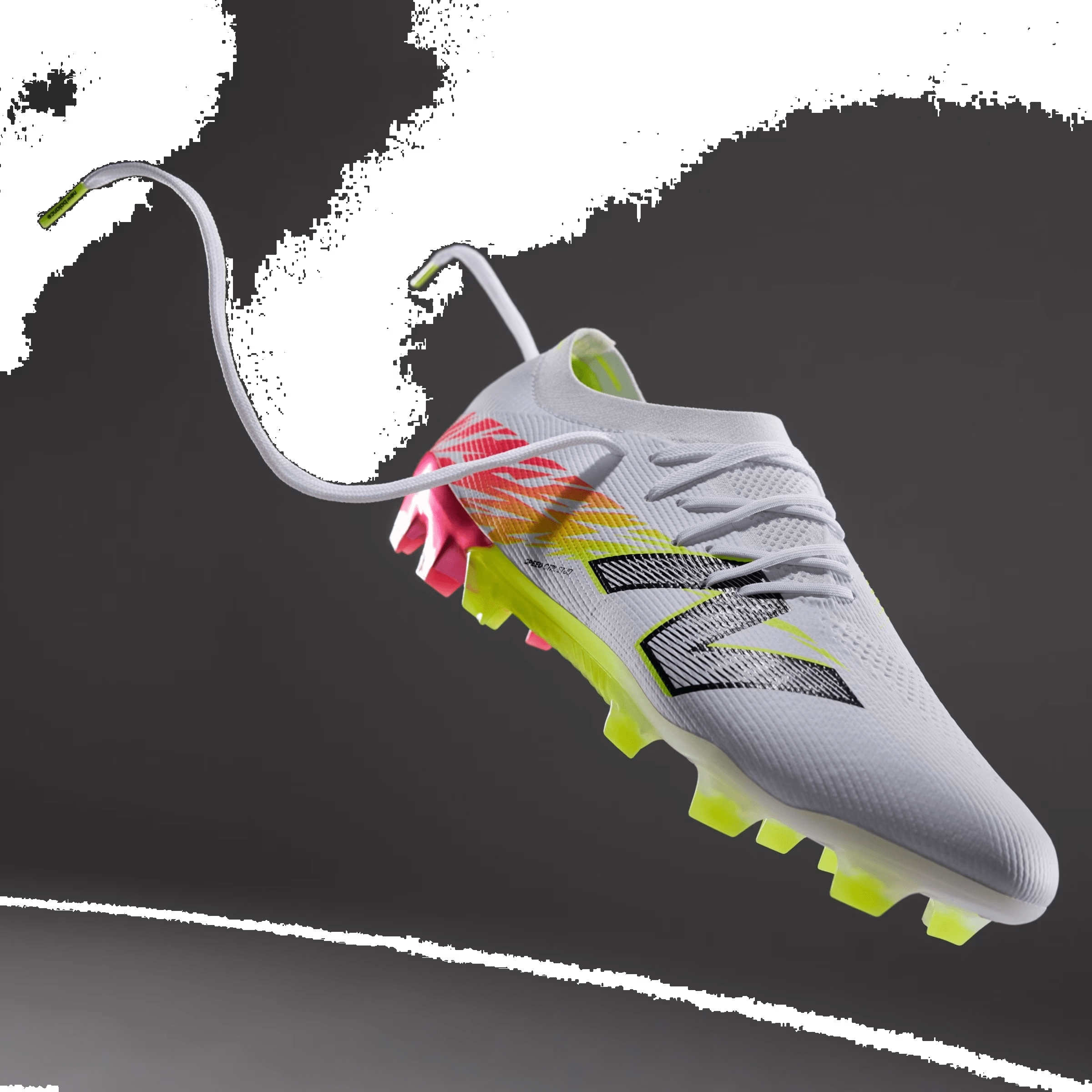 New Balance Furon Elite FG V8 White Energy Red Hi-Lite
