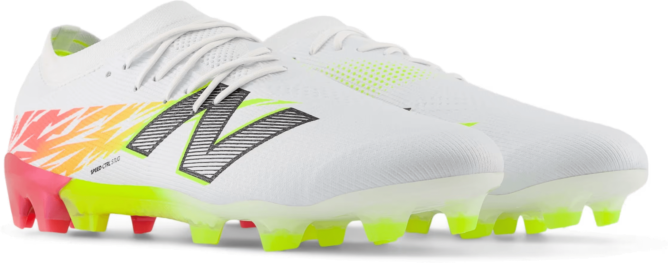 New Balance Furon Elite FG V8 White Energy Red Hi-Lite