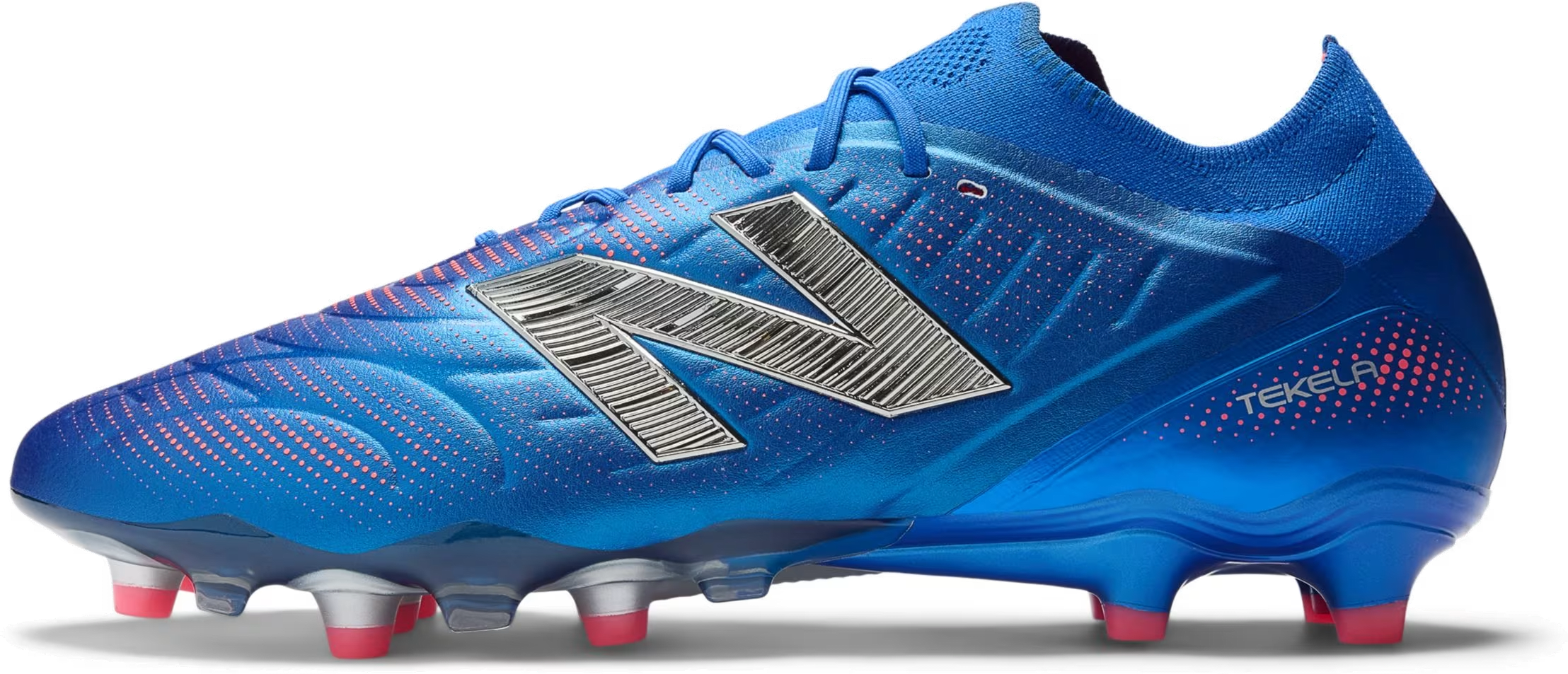New Balance Tekela Elite Low Laced FG V5 Blue Gemstone Energy Red Silver