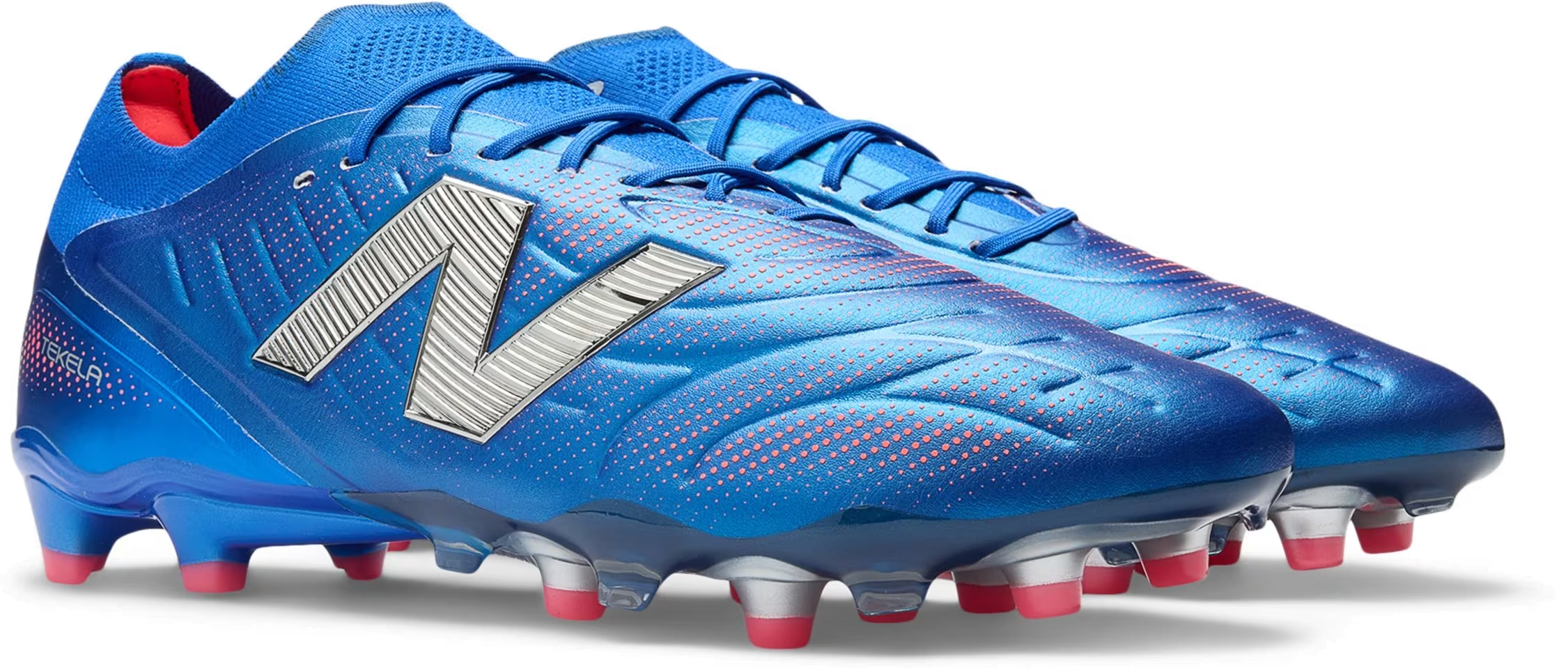 New Balance Tekela Elite Low Laced FG V5 Blue Gemstone Energy Red Silver