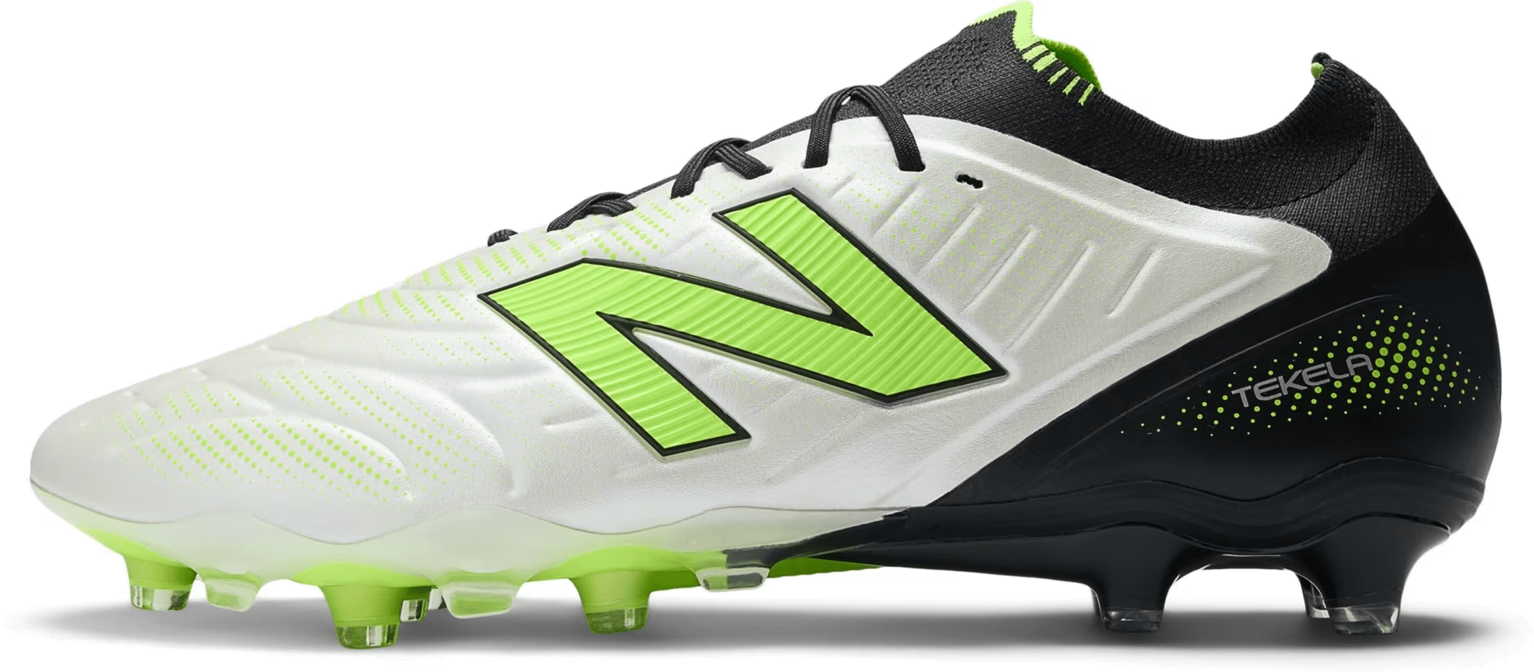 New Balance Tekela Elite Low Laced FG v5 White Black Pixel Green