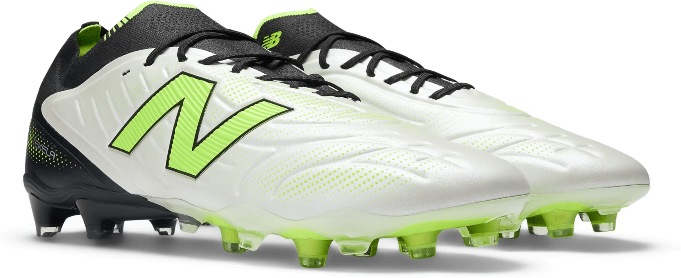 New Balance Tekela Elite Low Laced FG v5 White Black Pixel Green