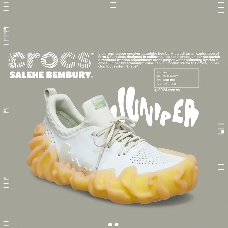 Salehe Bembury x Crocs Juniper "Tahini"