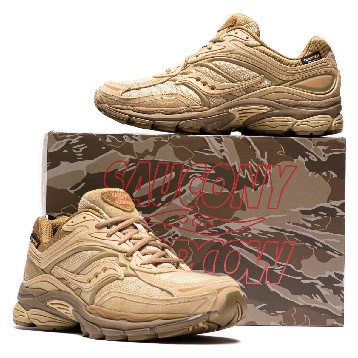 Starcow x Saucony Pro Grid Omni 9 Armor "Desert"