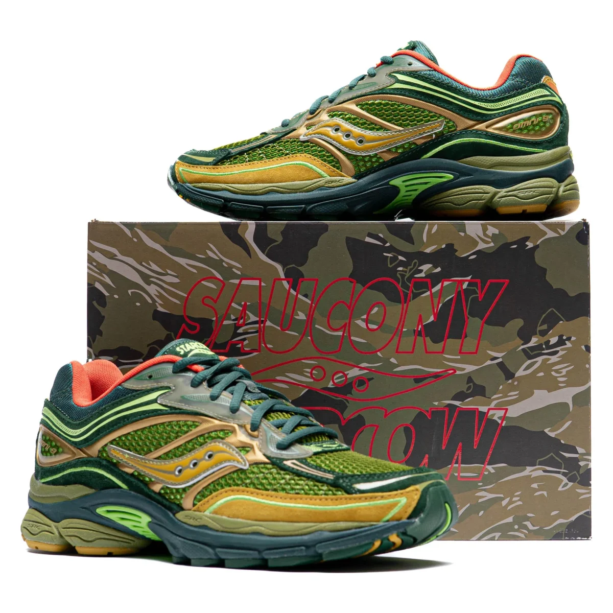 Starcow x Saucony Pro Grid Omni 9 "Green Orange"