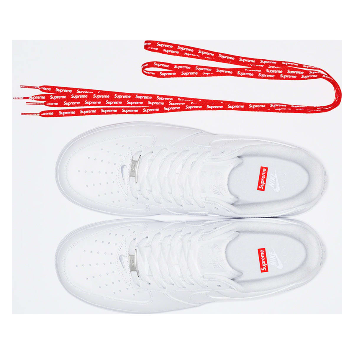 Supreme x Nike Air Force 1 Low "Box Logo White"