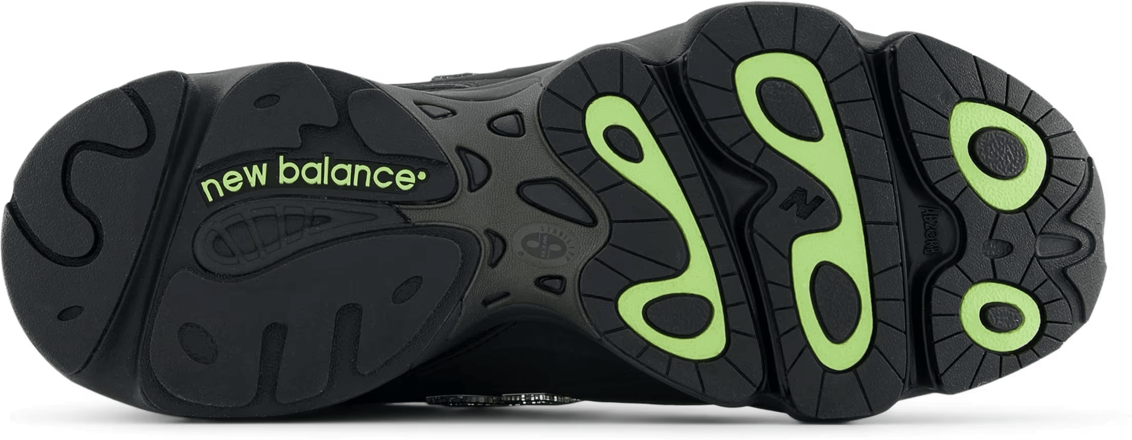 New Balance 1000 Black Metallic Dry Lime