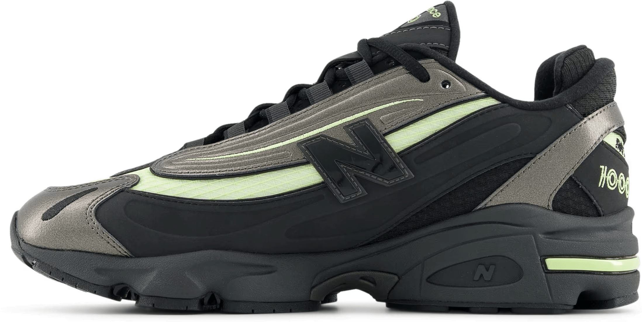 New Balance 1000 Black Metallic Dry Lime