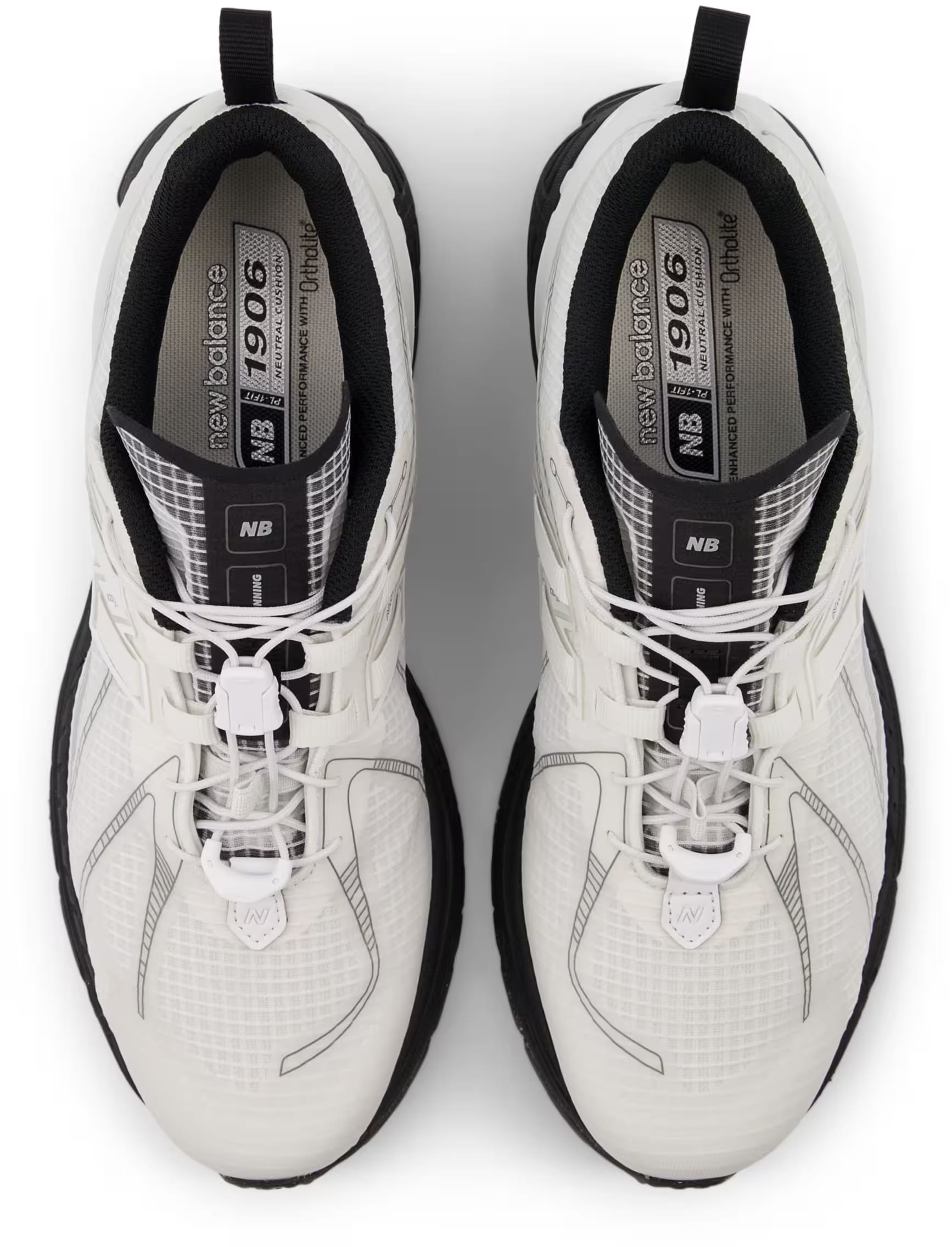 New Balance 1906R No Sew Pack "White Black"