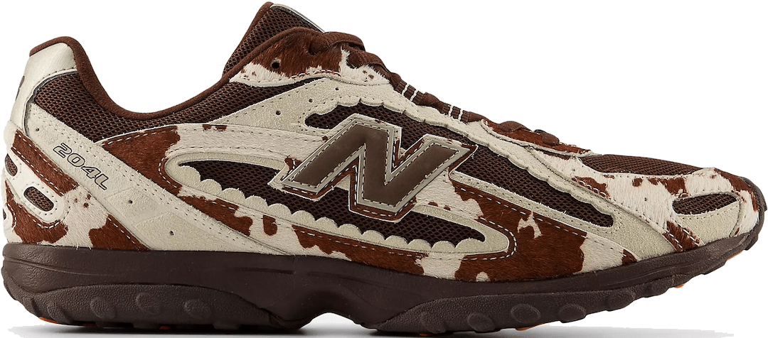 New Balance 204L "Brown Cow Print"