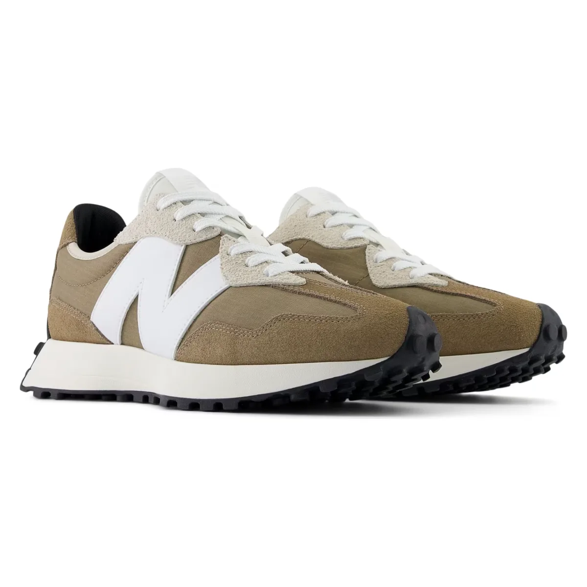 New Balance 327 Mushroom White