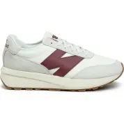 New Balance 370 Sea Salt Classic Crimson Gum