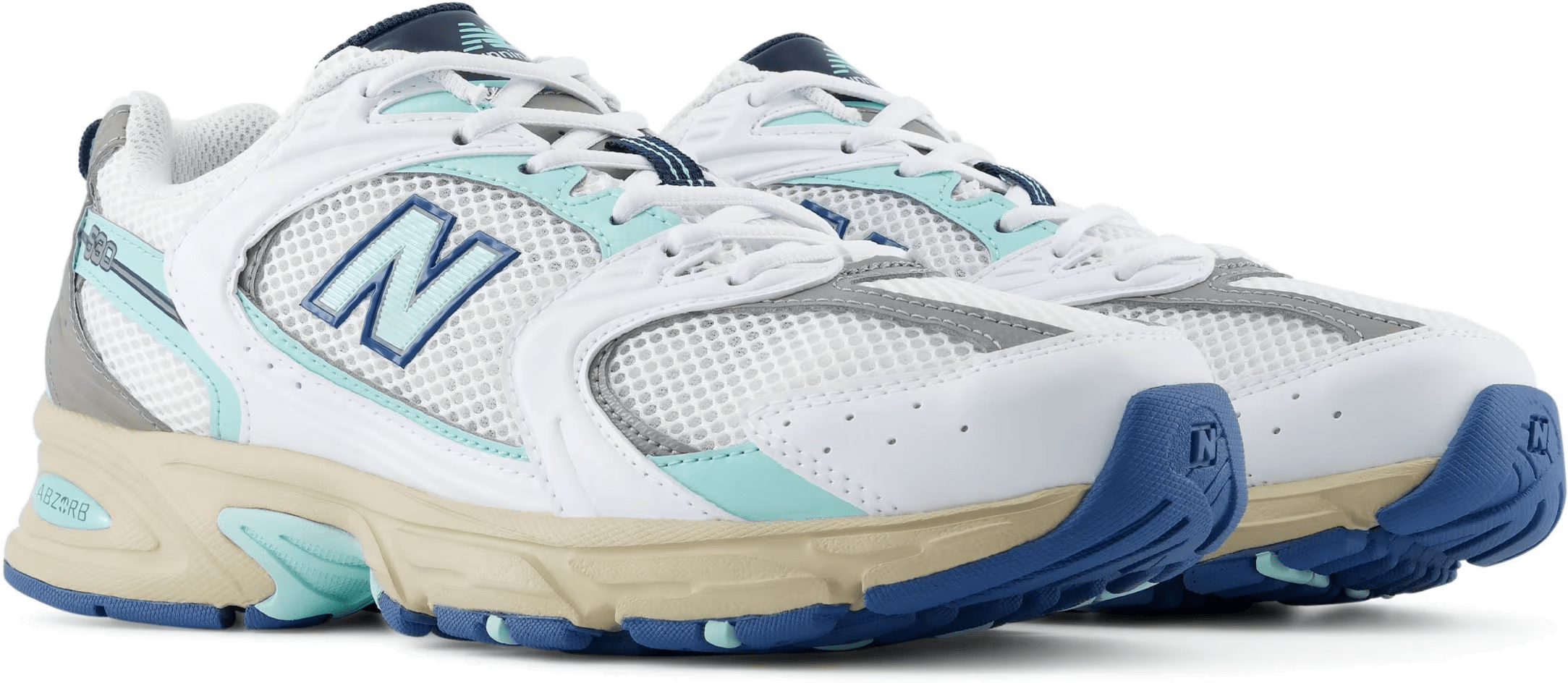 New Balance 530 "White Blue Light Silver Metallic"