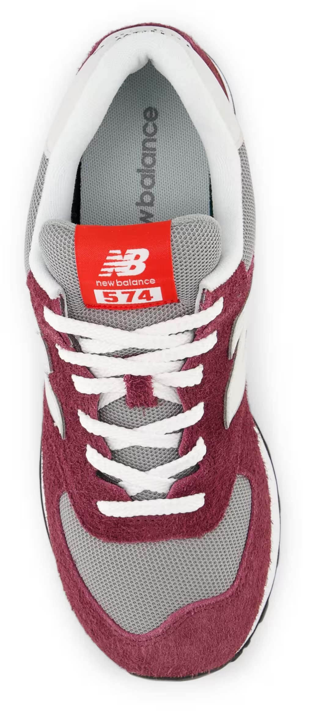 New Balance 574 Claret White