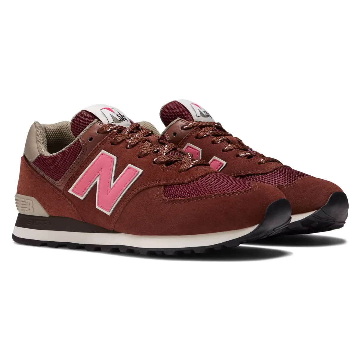 New Balance 574 Brown Pink