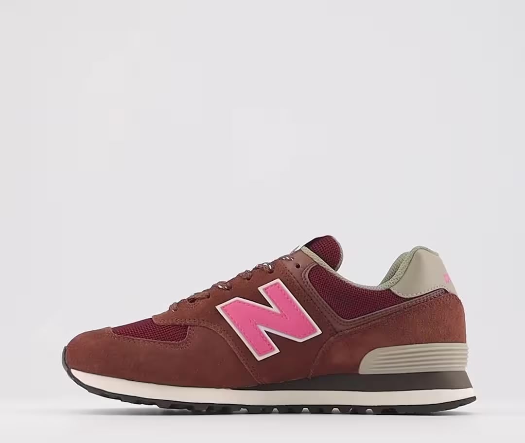 New Balance 574 Brown Pink