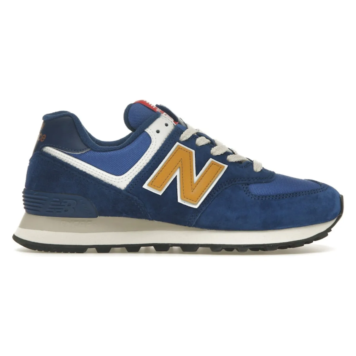 New Balance 574 Royal Blue Gold