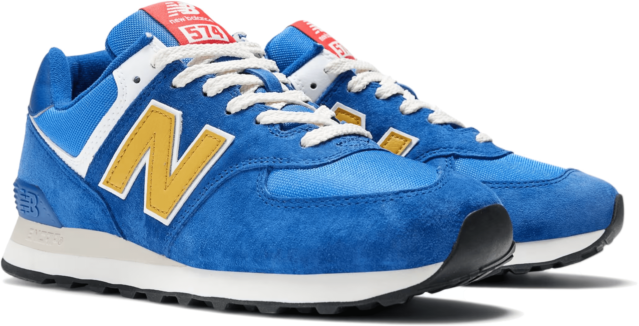 New Balance 574 Royal Blue Gold