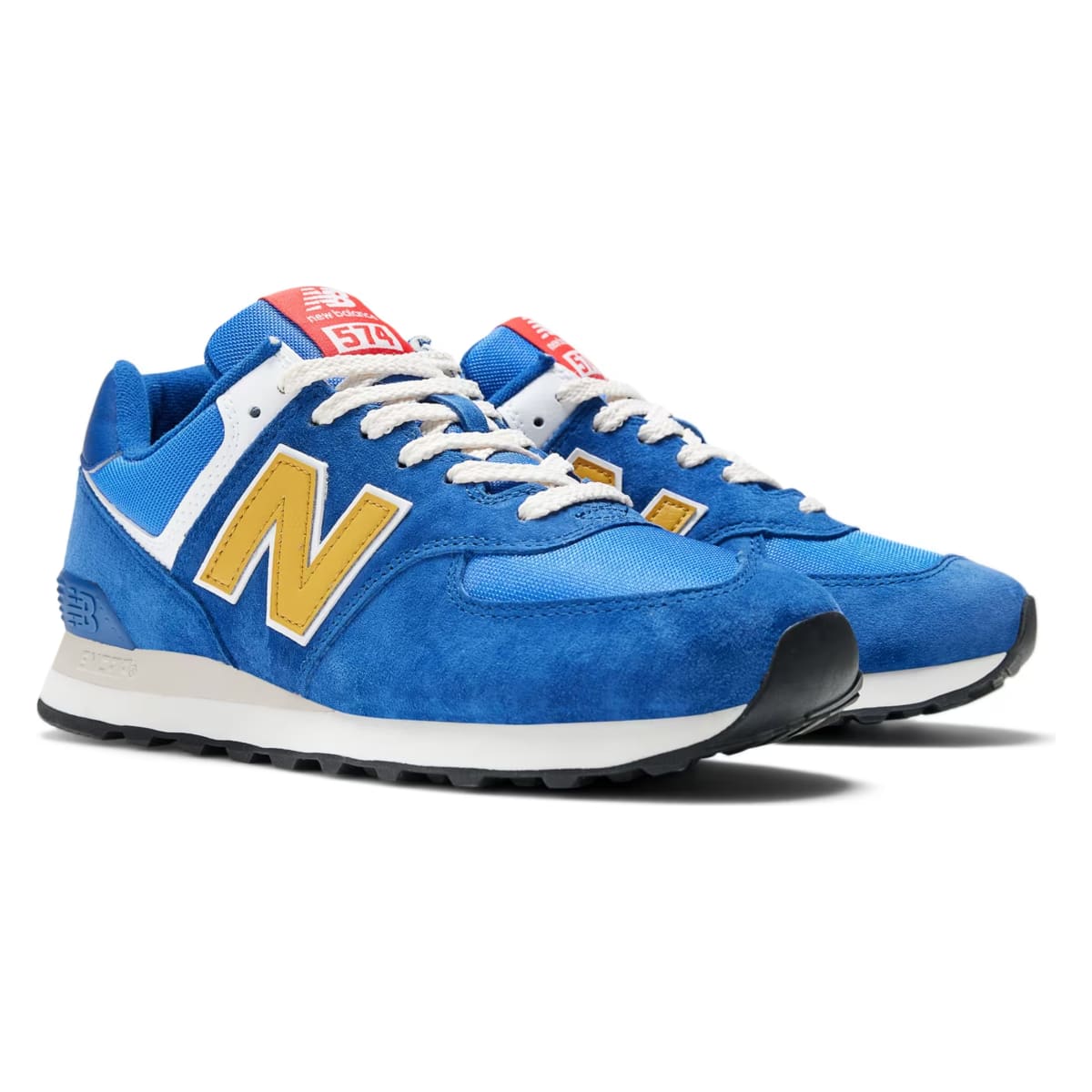 New Balance 574 Royal Blue Gold