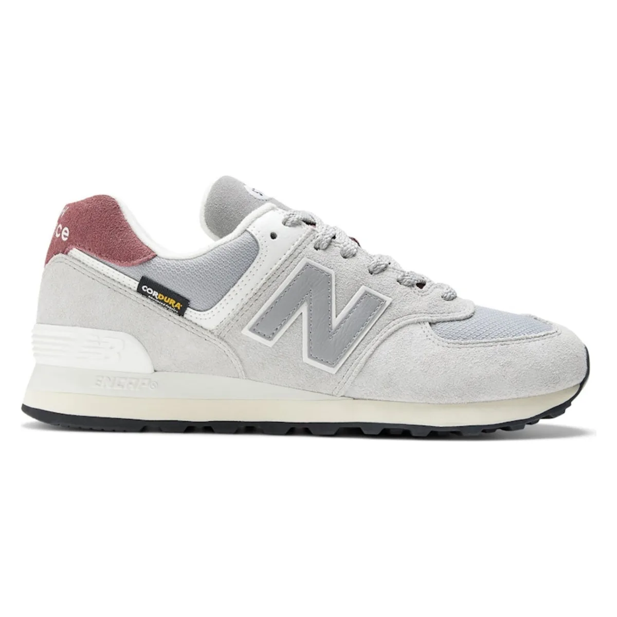 New Balance 574 Cordura Grey Brick Red