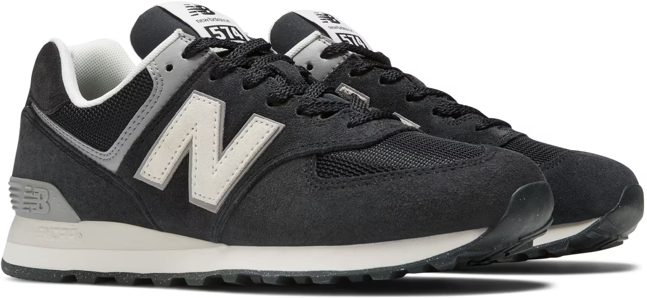 New Balance 574 Double Navy White