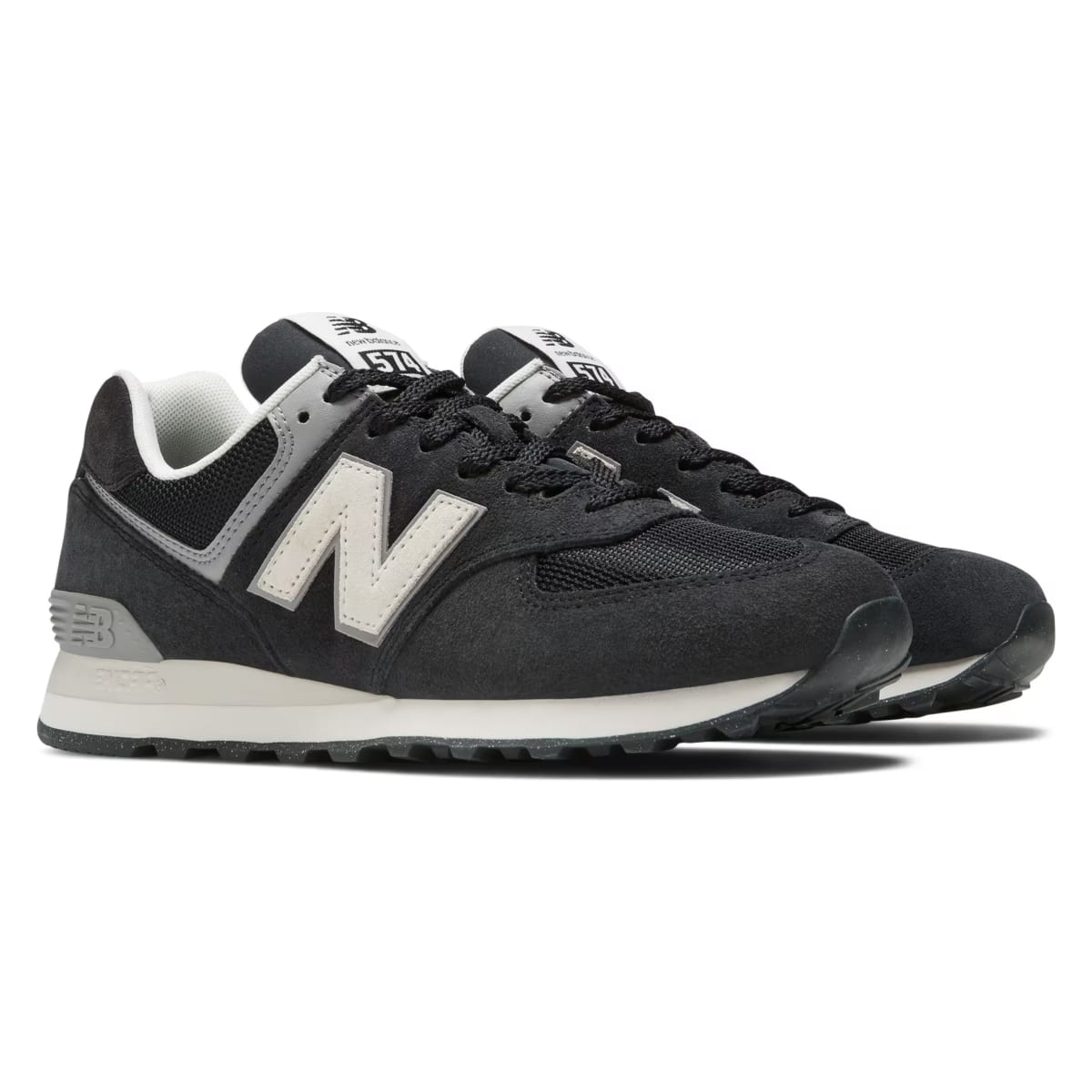 New Balance 574 Double Navy White