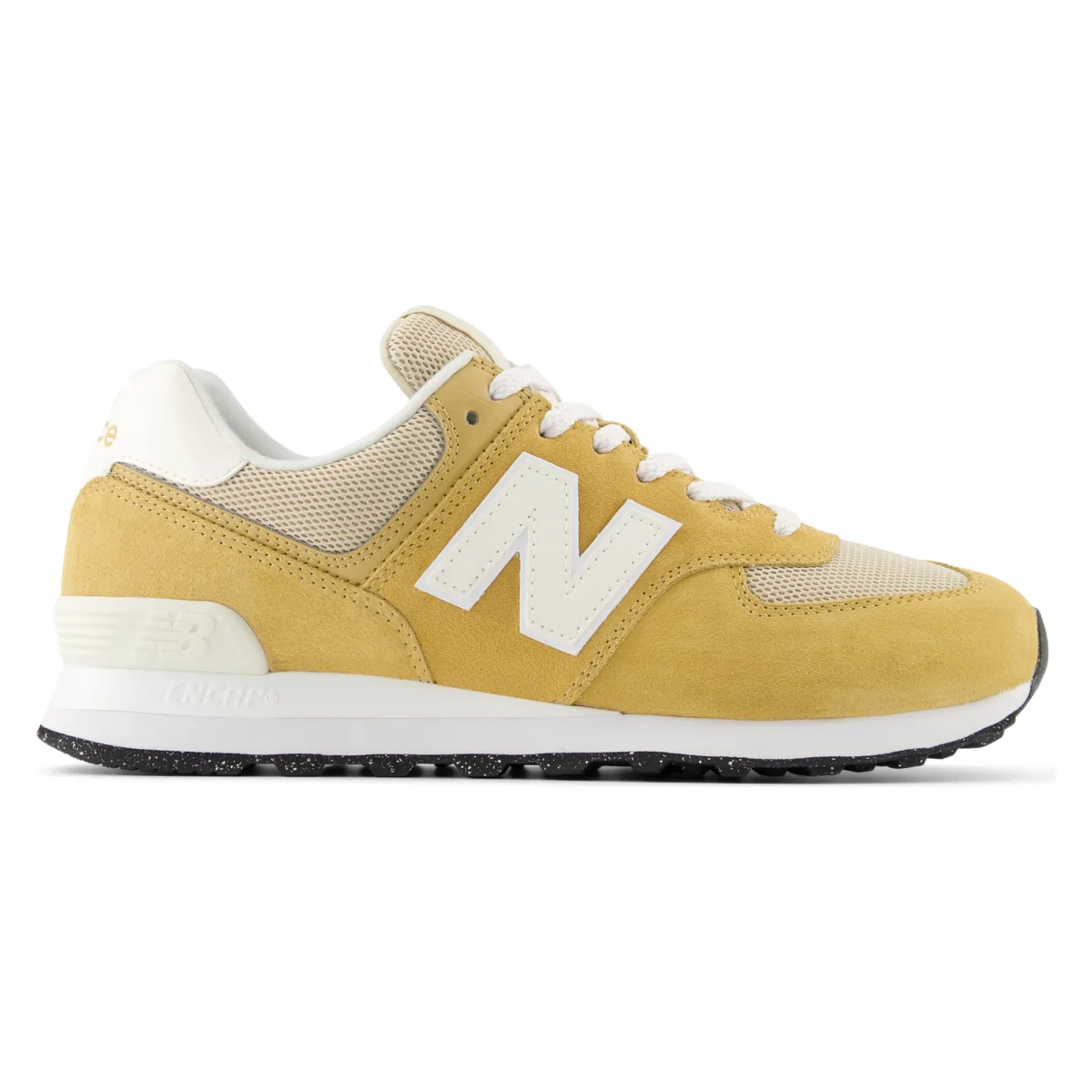 New Balance 574 Yellow White