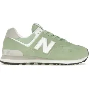 New Balance 574 Mint White