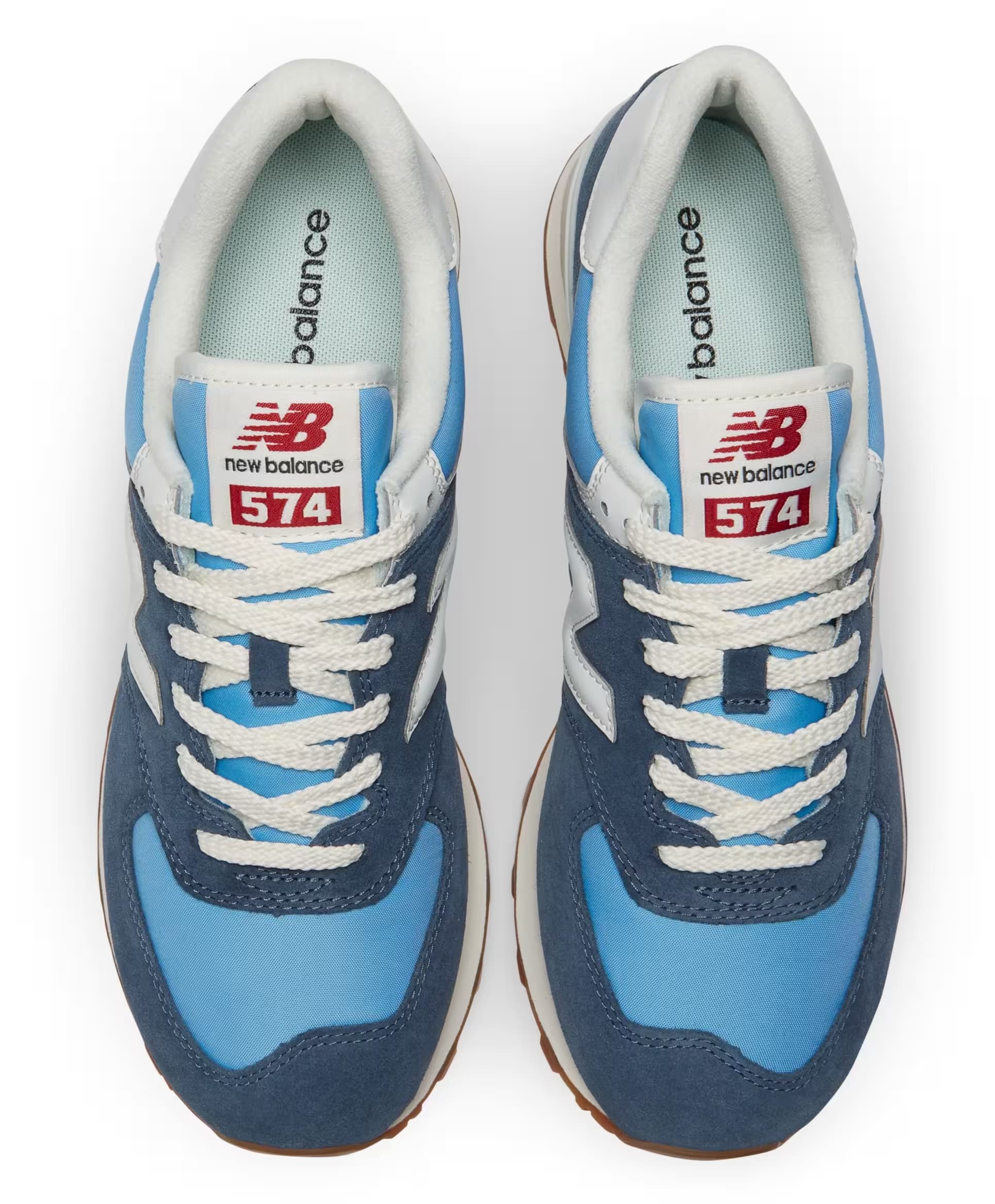 New Balance 574 Blue White Gum